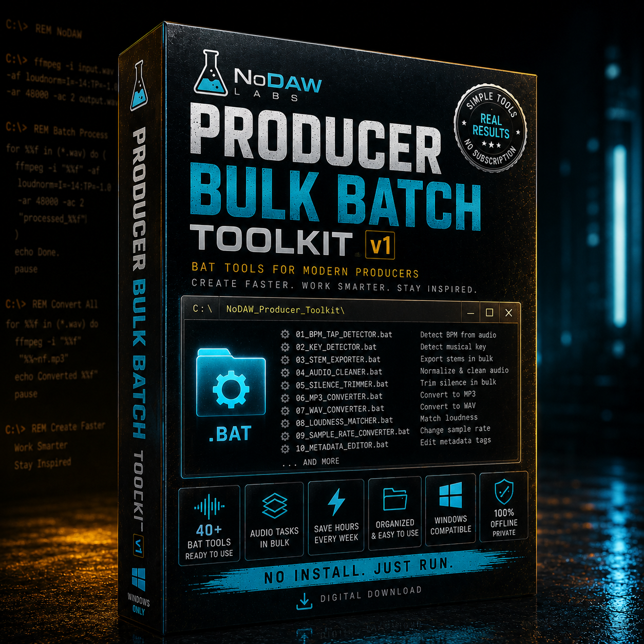 NoDAW Producer Batch Toolkit